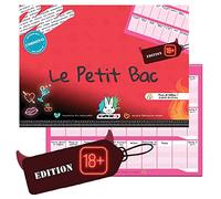 Jeu du Petit BAC - Edition + de 18 Ans - Bloc prêt à Jouer de 50 Pages - Jeu du baccalauréat