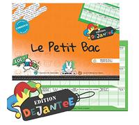 Jeu du Petit BAC - Edition Déjantée - Bloc prêt à Jouer de 50 Pages - Jeu du baccalauréat