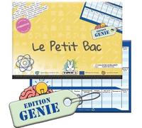 Jeu Du Petit Bac - Edition Génie - Bloc Prêt À Jouer De 50 Pages - Jeu Du Baccalauréat