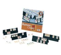 Cayro - Rummi - + 8 Ans - Modèle Classique - Jeux De Société pour Enfants Et Adultes - Jeu Amusant - 106 Pièces, 1 Sac en Tissu Et 4 Supports - 2 À 4 Joueurs