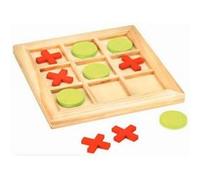 Jeu du Tic Tac Toe en bois G