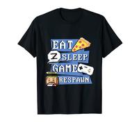 JEU EAT SLEEP RESPAWN T-Shirt