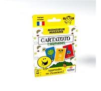 Jeu écriture et lettres Cartatoto Apprend l'alphabet avec Monsieur Madame et découvre 5 jeux différents Multicolore G
