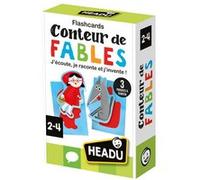 Jeu écriture et lettres Headu Flashcards Conteur de fables Multicolore E