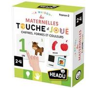 Headu Jeu écriture et lettres La Maison des Maternelles Touche et Joue Chiffre, formes et couleurs