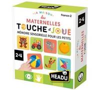 Headu Jeu d'écriture et lettres La Maison des Maternelles Touche et Joue Mémoire sensorielle