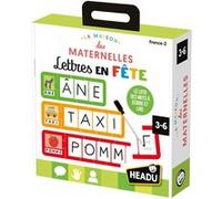 Jeu écriture et lettres Headu Lettre en fête Multicolore E
