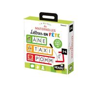 Headu - Jeu écriture et lettres - Lettre en fête - Loto des mots - 3-6 ans