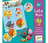 Jeu éducatif +2y loto 4 saisons djeco