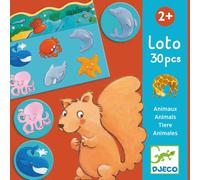 Jeu éducatif +2y loto des animaux djeco