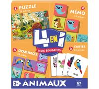 Jeu éducatif 4 en 1 multicolore TU
