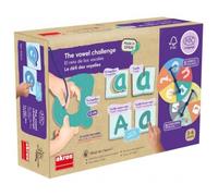 Jeu éducatif - Akros - Le Défi des voyelles & Lettres rugueuses - Kit multisensoriel - 3 ans et plus - Mixte