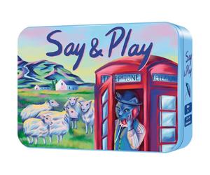 Jeu éducatif ASMODEE Say & Play Anglais britannique 150 cartes QR audio aides phonétiques Multicolore