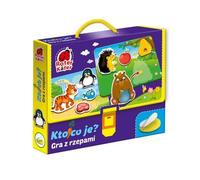 JEU ÉDUCATIF AVEC REVERS QUI MANGE QUOI ENSEMBLE PLANCHES FIGURINES ROTER KAFER