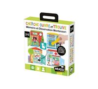 Jeu éducatif Cherche Ouvre et Trouve Mémoir et Observation Montessori