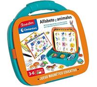 Clementoni Alphabet And Animal Magnetic Briefcase Doré Enfants