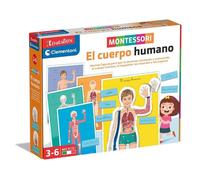 Jeu Éducatif - Clementoni - Montessori 55476 - Corps Humain - Multicolore - Taille M
