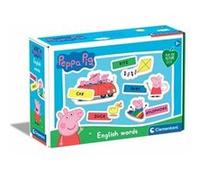 Clementoni Jeu éducatif English Words Peppa Pig 16352, jeu coloré dès 3 ans