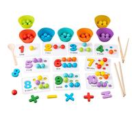 Jeu Éducatif De Perles En Bois Pour Enfant, Pour Apprentissage Précoce, Puzzle À Billes, Préscolaire, Pour Cadeau, Montessori,