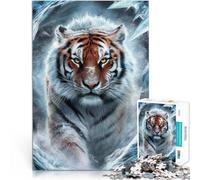 Jeu éducatif Défi Jouet Tigre de l'âge de Glace Puzzle 2000 pièces pour Adultes 70x100cm Renforcer l'amour Entre Les Couples Convient aux 14 Ans et Plus