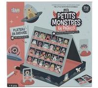 Jeu éducatif "devine qui je suis sur thème des petits monstres en pagaille" en carton multicolore - -