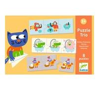 Jeu éducatif Djeco Puzzle Trio Drôles d'histoires Multicolore G
