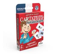 Ducale - Cartatoto Multiplications - Jeu de Cartes éducatif pour Enfants - Apprendre en s'amusant - dès 6 Ans, d'or