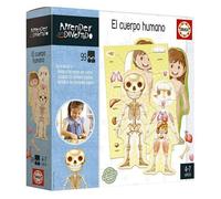 Educa - 18701 - Apprendre est Amusant pour Le Corps Humain. Jeu tif pour Enfants. A partir de 4 Ans. , Assorti, unico