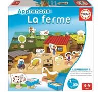 Jeu éducatif - EDUCA - La Ferme - Découverte des animaux - A partir de 3 ans - Intérieur