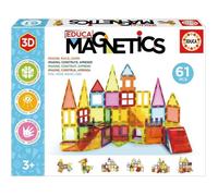 Educa Magnetics – Jeu de construction 3D magnétique – 61 pièces – Dès 3 ans (20024)