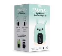 Réveil & Veilleuse Baxter le lapin - BIGBEN - 3 mélodies - Intensité lumineuse réglable - Affichage heure