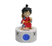 Teknofun – Réveil lumineux éducatif One Piece Luffy (Wano Kuni) – LED, Piles/USB, Bleu/Rouge/Noir
