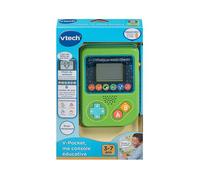 VTech Console éducative V-Pocket - Portable personnalisable, jeux et chansons - Vert