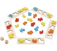 Goki 56765 Jeu de 32 pièces en Bois Multicolore 24 x 7 x 0,5 cm