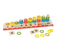 Jeu éducatif - Goula - 55157 - Anneaux Colorés - Apprentissage des chiffres - 3 ans et plus