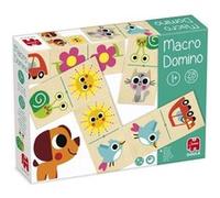 Jeu Éducatif - Goula - Macro Domino - Animaux Et Objets Du Quotidien Avec Grandes Pieces En Bois G