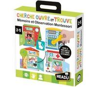 Jeu éducatif Cherche Ouvre et Trouve Mémoir et Observation Montessori