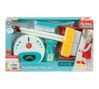 Jeu éducatif - HJ607 - Robot aspirateur autonome - Inclus balai et brosse - À partir de 3 ans