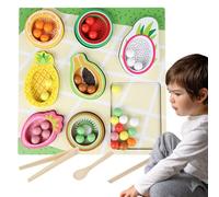 Jeu éducatif interactif en bois sûr pour le développement des compétences - Jouet pour avec empilage et tri couleurs - Pour étudiants, maternelle,