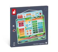 Janod – Jeu éducatif Calendrier magnétique – Version française