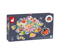 Janod - Gamme Pédagogie - Cherche et Trouve Le Jardin - Jouet Educatif Enfant - Développe Le Sens de l'Observation - Jeu en Bois FSC - Dès 24 Mois,J05091