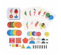 Jeu éducatif - KIKKERLAND - Voyage Enfant - Formes aimantées - Compact - 3 ans et plus