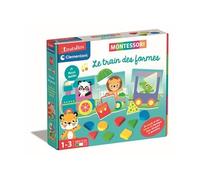 Clementoni – Jeu éducatif – Le train des formes – Montessori – 12+ mois – Fabriqué en Italie