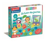 Jeu Educatif les train des formes - Clementoni - Montessori - 12 mois et plus - Fabriqué en Italie
