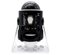 Projecteur Planetarium 360° Parlant avec 24 projections, carte des constellations et livret pédagogique (Français/Anglais) noir TU