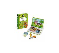 Jeu educatif - MagnetiBook Animaux - JANOD - J02723 - Vert - peluche - Dès 3 ans