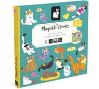 Jeu éducatif - Magnéti'Stories - Les chats - Livre + 30 magnets - Invente des histoires - Janod