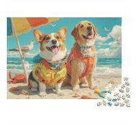 Jeu éducatif pour Chiens adorables. Convient aux Enfants de 10 Ans et Plus et aux Adultes. Intéressant et Stimulant. 500 pièces (52 x 38 cm).