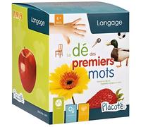 Jeu éducatif pour enfants de 6 mois à 2 ans - Placote - Le dé des premiers mots - 60 photographies