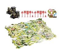 Jeu éducatif pour Voiture - Circuit de Course éducatif - Jouet éducatif - pour à partir de 3 Ans - Utilité Polyvalente pour l'extérieur et l'intérieur - Durable